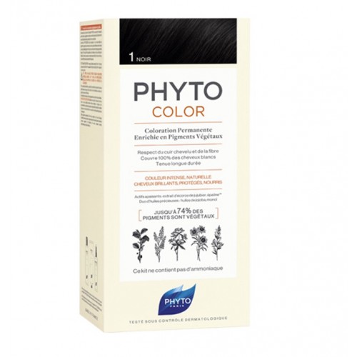 Phyto - Phytocolor 1 color negro - Farmacia Sarasketa