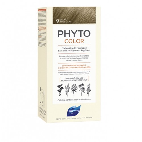 Phyto - Phytocolor 9 Rubio muy claro - Farmacia Sarasketa