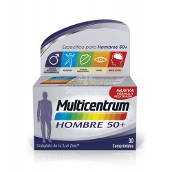 Pfizer - Multicentrum Hombre 50+ 30comp - Farmacia Sarasketa