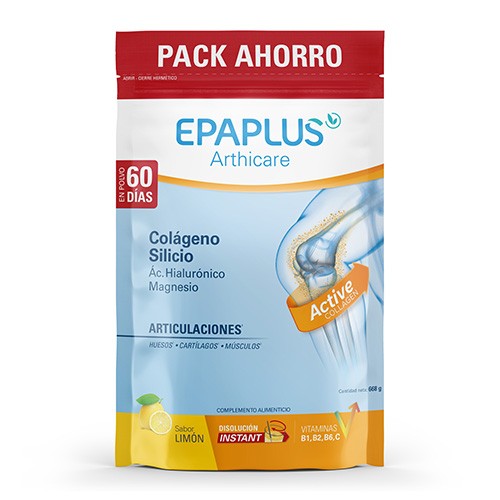 Epaplus - Epaplus Colágeno Arthicare pack ahorro 700gr. Limón - Farmacia Sarasketa