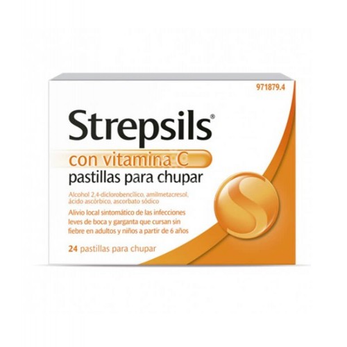 Reckitt Benckiser Helathcare - Strepsils con Vitamina C pastillas para chupar 24und - Farmacia Sarasketa