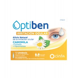 Cinfa - Optiben Irritación ocular 10 unidosis - Farmacia Sarasketa