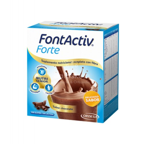 Ordesa - Fontactiv Forte 14 sobres chocolate - Farmacia Sarasketa
