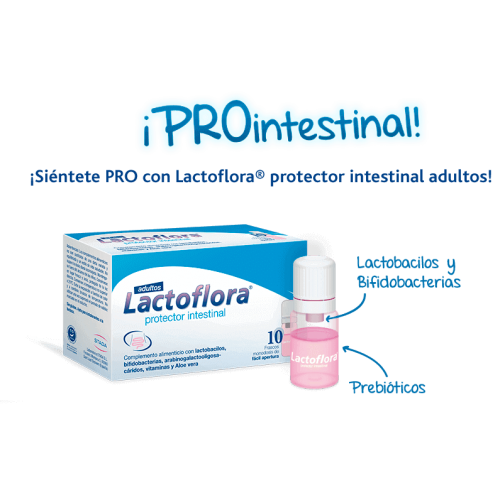 lactoflora - Lactoflora Protector Intestinal Adultos  x 10 frascos monodosis - Farmacia Sarasketa