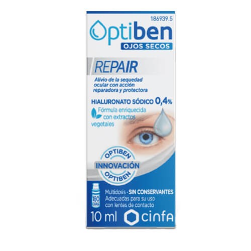 Cinfa - Optiben Ojos secos Repair Multidosis10ml - Farmacia Sarasketa