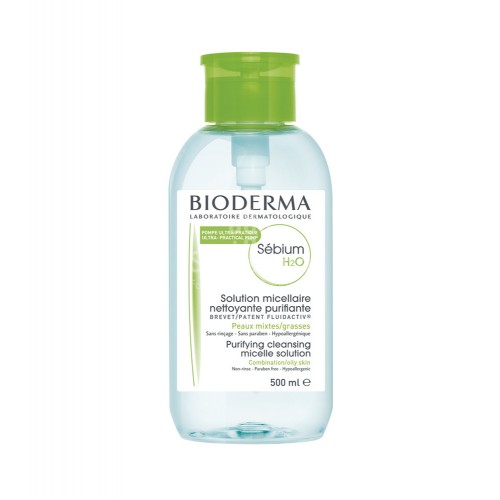 Bioderma - Bioderma Sebium PUMP H2O Agua Micelar 500ml - Farmacia Sarasketa