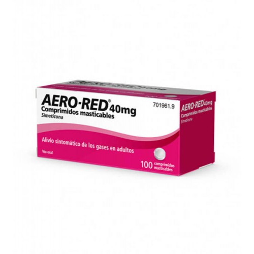 Uriach - Aero Red 40mg 100 comprimidos masticables - Farmacia Sarasketa