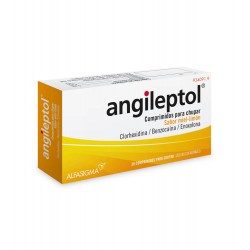 Alfasigma - Angileptol 30 comprimidos sabor miel-limón - Farmacia Sarasketa