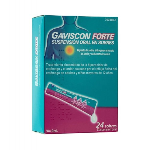 Reckitt Benckiser Helathcare - Gaviscon Forte 24 sobres 10ml - Farmacia Sarasketa