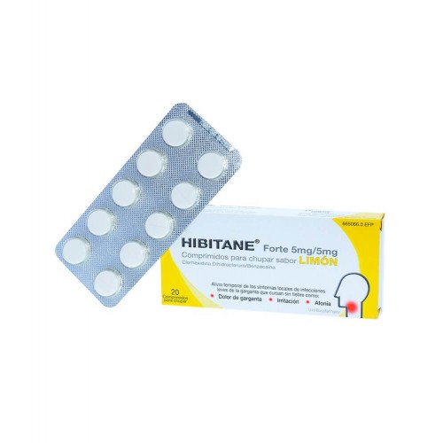 Ionfarma - Hibitane 20 comprimidos sabor limón - Farmacia Sarasketa