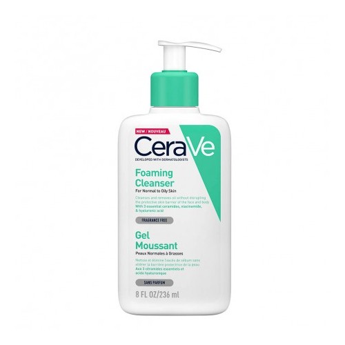 Cerave - Cerave Gel limpiador espumoso piel grasa 236ml - Farmacia Sarasketa
