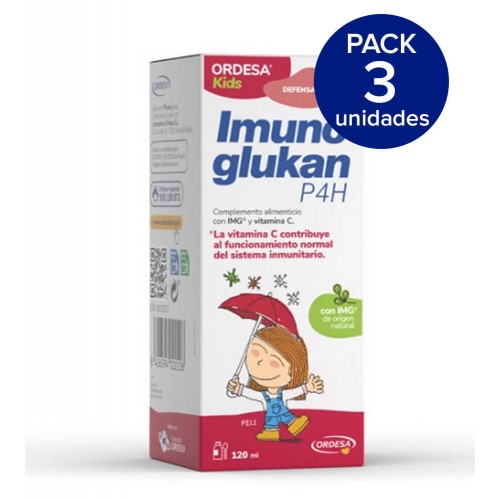 Ordesa - Imunoglukan pack P4H 3 x 120ml - Farmacia Sarasketa