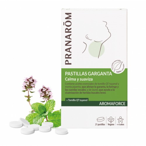 Pranarom - Pranarom Aromaforce pastillas garganta 21uds - Farmacia Sarasketa