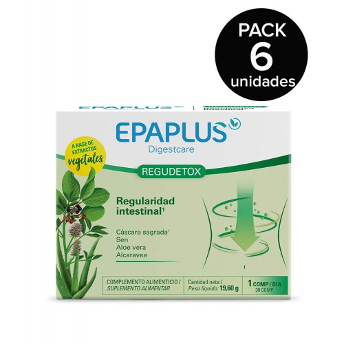 Epaplus - Pack Epaplus Digestcare Regudetox 6x30 comp - Farmacia Sarasketa