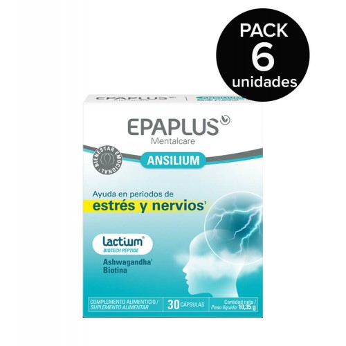Epaplus - Pack Epaplus mentalcare Ansilium 6x30 capsulas - Farmacia Sarasketa