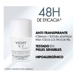 Vichy - Vichy Desodorante roll-on Pieles Sensibles - Farmacia Sarasketa