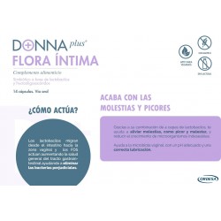 Donna Plus - Donna Plus Flora Íntima 14 cápsulas - Farmacia Sarasketa